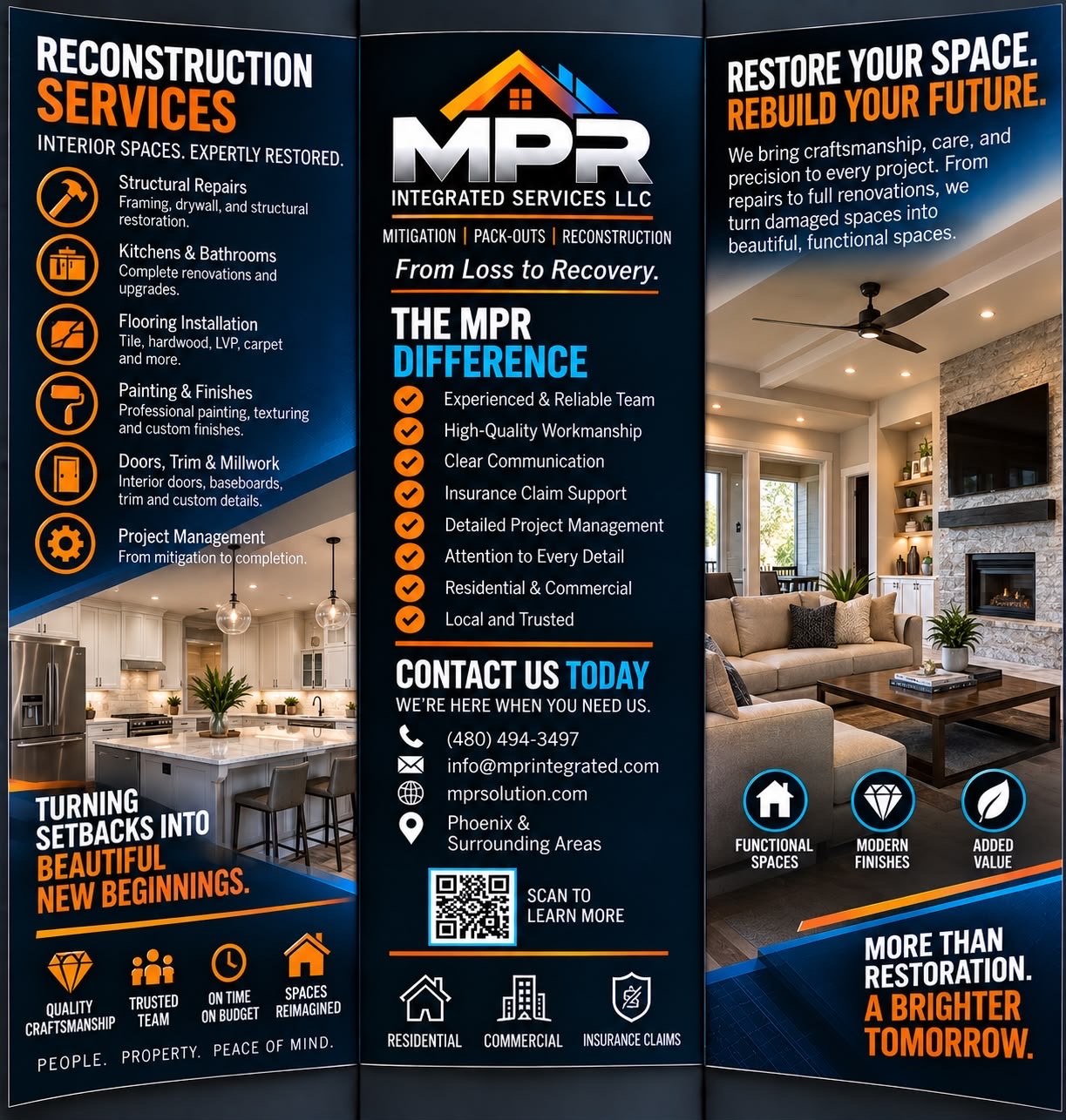 MPR Reconstruction — Interior spaces expertly restored